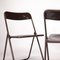 Vintage Brown Plastic Folding Chairs, 1970s, Set of 2, Immagine 8