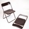 Vintage Brown Plastic Folding Chairs, 1970s, Set of 2, Image 10