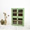 Green Antique Glazed Wall Cabinet, Immagine 1