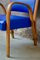 Blue Bow Wood Lounge Chair from Steiner, 1950s, Image 14