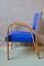 Blue Bow Wood Lounge Chair from Steiner, 1950s 16