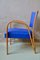 Blue Bow Wood Lounge Chair from Steiner, 1950s, Imagen 16