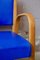 Blue Bow Wood Lounge Chair from Steiner, 1950s, Image 7