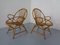 Italian Bamboo Armchairs & Table, 1950s, Set of 3, Imagen 6