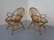 Italian Bamboo Armchairs & Table, 1950s, Set of 3, Immagine 6