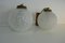 Frosted Glass Wall Lights by Temde, Set of 2 7