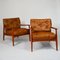 Leather Lounge Chairs by Eugen Schmidt for Soloform, Set of 2 1
