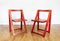 Folding Chairs by Aldo Jacober for Alberto Bazzani, 1970s, Set of 2, Immagine 1