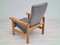 Renovated Danish GE 163A Armchair in Oak & Wool by by H. J. Wegner for Getama, 1970s 12