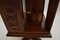 Small Antique Arts & Crafts Oak Revolving Bookcase 8