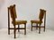 Italian Iroko and Leather Dining Chairs, 1960s, Set of 8 2