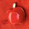 Red Hand-Enameled Sterling Silver Apple Cufflinks from Berca 11