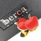 Red Hand-Enameled Sterling Silver Apple Cufflinks from Berca 3