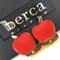 Red Hand-Enameled Sterling Silver Apple Cufflinks from Berca 2