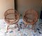 Bamboo Wicker Armchairs, 1960s, Set of 2 1
