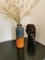 West German Two-Tone Blue and Ocher Vase from Scheurich 10
