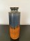 West German Two-Tone Blue and Ocher Vase from Scheurich, Image 2