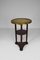 Art Nouveau Austrian Side Table with Embossed Brass by Josef Hoffmann, 1910, Image 11
