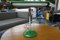 Green Gooseneck Desk Lamp from Keystone, USA, 1950s 3