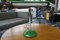 Green Gooseneck Desk Lamp from Keystone, USA, 1950s, Imagen 3