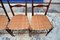 Walnut Model Campanino Chiavari Dining Chairs from Fratelli Levaggi, 1960s, Set of 4 6