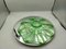 Art Deco Uranium Glass Platter from Niemen Glassworks 4