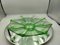 Art Deco Uranium Glass Platter from Niemen Glassworks 1