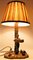 Vintage Table Lamp Carved in Wood, 1950s or 1960s 4