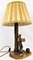 Vintage Table Lamp Carved in Wood, 1950s or 1960s 6
