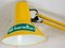 Vintage Yellow Desk Lamp, Sweden, 1970s, Immagine 3