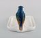 Art Deco Bowl in Porcelain with a Kingfisher by Paul Walther for Meissen, Immagine 5