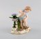 Boy Gardener in Hand-Painted Porcelain Boy Gardener from Meissen, Late 19th Century 2