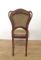 Art Nouveau Style Walnut Dining Chairs, Set of 4 10