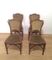 Art Nouveau Style Walnut Dining Chairs, Set of 4, Image 2