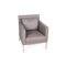 500 Gray Leather Armchair from Walter Knoll / Wilhelm Knoll 5
