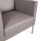 500 Gray Leather Armchair from Walter Knoll / Wilhelm Knoll 3