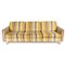Three-Seater Green, Blue and Brown Cream Couch from Cor Conseta 1