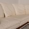 Cream Leather Sofa Set by Nieri Corniche, Set of 2, Immagine 4