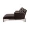 Roro Brown Leather Sofa Set from Brühl & Sippold, Set of 2 15