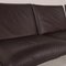 Roro Brown Leather Sofa Set from Brühl & Sippold, Set of 2 6