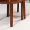 Cab Leather Dining Chairs by Mario Bellini Brown for Cassina, 1970s, Set of 2 3