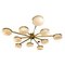 Deca Drums Brass Structure Ceiling Light, Image 2