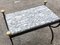 Coffee Table in Wrought Iron & Marble Top, Italy, 1980s, Image 6