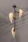 Hand-Sculpted Cast Bronze Chandeliers by William Guillon, Set of 2 3