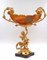 Bohemian Crystal Cup in Amber Colour, Imagen 3