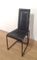 Black Leather Dining Chairs, Set of 6 3