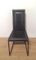 Black Leather Dining Chairs, Set of 6 4