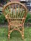 Vintage Mid-Century Bamboo and Rattan Armchair, 1950s 6