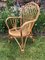 Vintage Mid-Century Bamboo and Rattan Armchair, 1950s, Immagine 2
