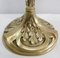Large Early 20th Century Art Deco Bronze Oil Lamp 12